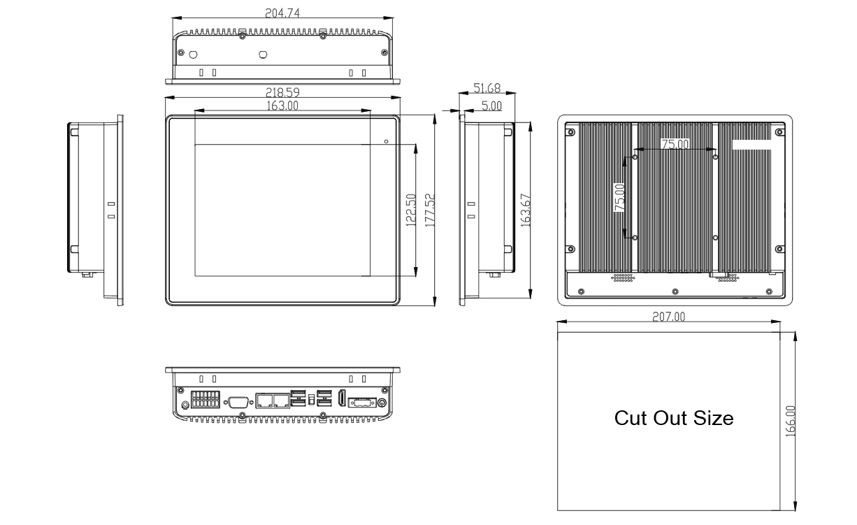 Cordless Design Industrial Panel PC SC500M Cordless Design Industrial Panel PC SC500M