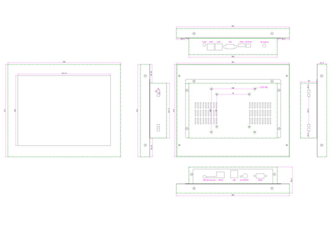 10.4 inch Touch Panel PC With Sim Slot 10.4 inch Touch Panel PC With Sim Slot