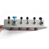 12 inch full IP65 waterproof Industrial control Monitor with 4 Buttons