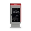 Outdoor electronic bus stop sign