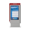 Outdoor electronic bus stop sign