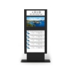 Outdoor electronic bus stop sign