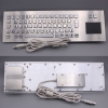 Industrial wired computer keyboard with touchpad