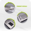 Industrial wired computer keyboard with touchpad