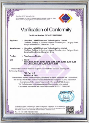 Lcd Monitor FCC