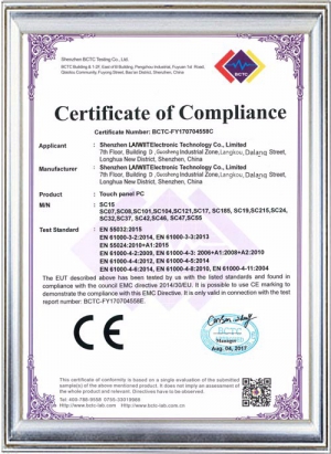 Panel PC-CE-EMC