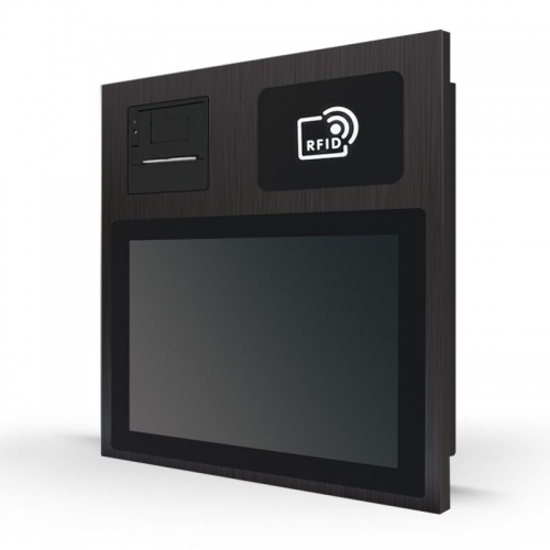 12 inch Panel PC with RFID and Printer for Kitchen Order