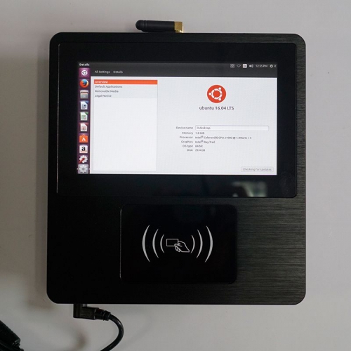 7 inch Capacitive touch panel pc, built in RFID and 3G