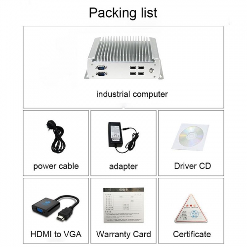 fanless embedded computer with 6 x COM