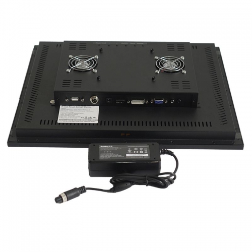 1000 nits outdoor kiosk touch monitor with fan cooling