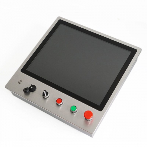 Embedded Automatic Control Panel PC with Emergency Button