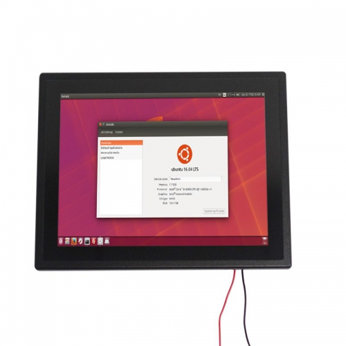 Shockproof GPIO CANBUS 12 Inch Vehicle Panel PC