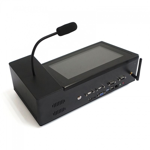I5-6360U 8G RAM Touch Panel PC with Gooseneck Microphone