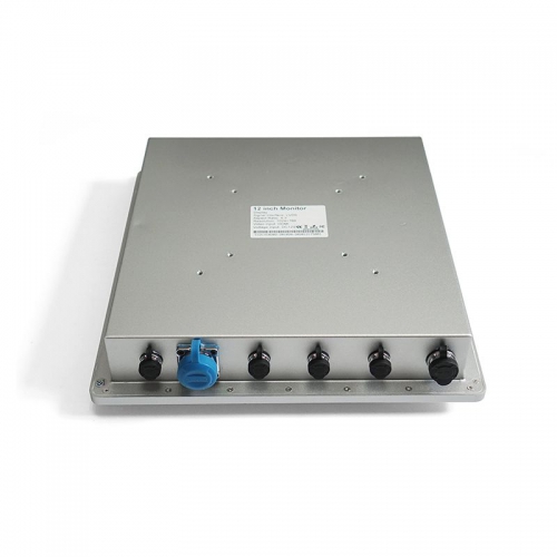 12 inch full IP65 waterproof Industrial control Monitor with 4 Buttons