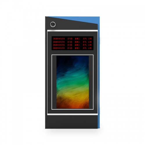 55 inch + LED light box electronic bus stop sign