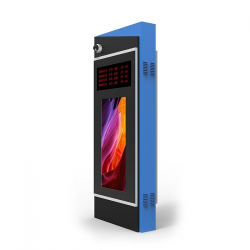 55 inch + LED light box electronic bus stop sign