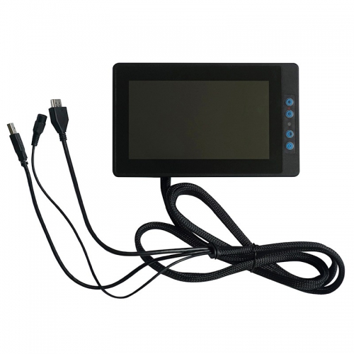 7 inch Industrial wide temperaturer LCD monitor with remote control