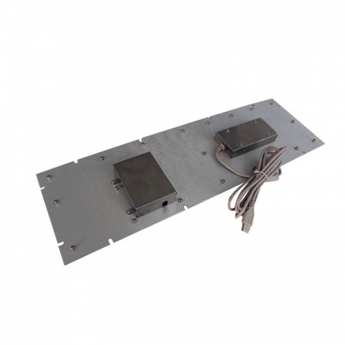 Rugged Industrial Metal Keyboard With Trackball Mouse