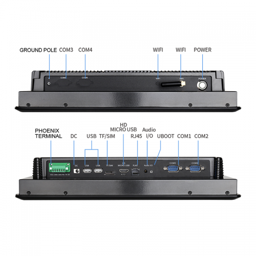 Anti-vibration EVA Industrial Android Panel PC SC700A