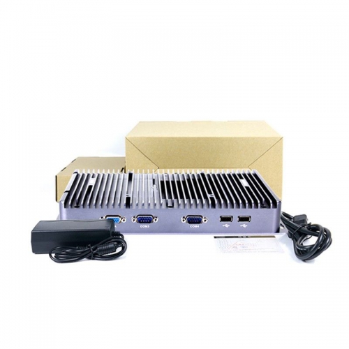 I7 8565U Embedded Automation Box PC 4 Lan Intel i211AT
