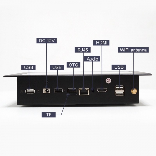 Industrial Panel PC Rockchip RK3288 2G RAM 64GB Storage OS Ubuntu 18.04