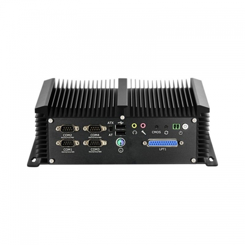 Fanless mini pc computer 6 x COM GPIO DC 9V to 36V Input